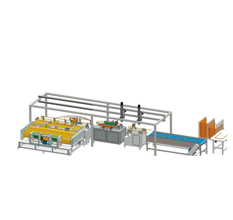 唐山圆管梯前后、后脚自动生产线